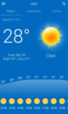 Weather android App screenshot 0