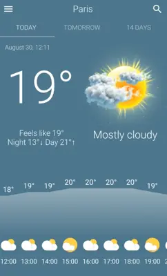 Weather android App screenshot 3